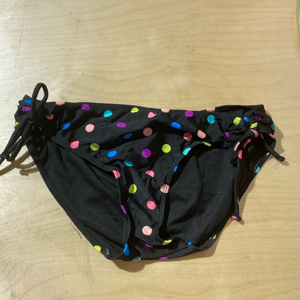 Tahiti Polka Dot Bikini Bottom Size Medium (BP)